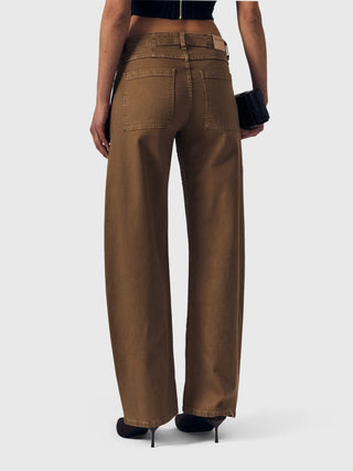 LE JEAN Selena Jean in Honey Brown