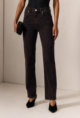 LE JEAN The Slim Jean in Espresso