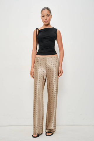 Margot Polka Dot Satin Pants
