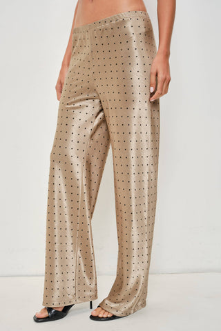 Margot Polka Dot Satin Pants