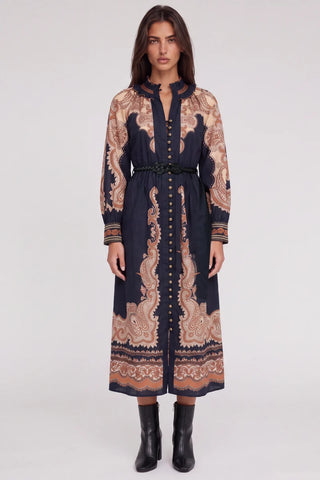 Scarlett Poppies Lumi Dress in Rust