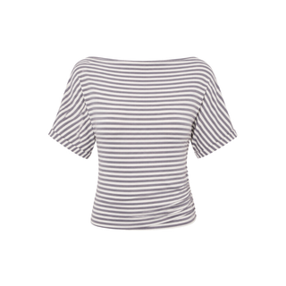 Sloane Striped One-Shoulder Knit Top