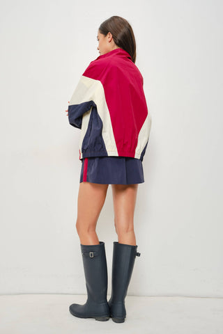 Tabbie Track Skort in Navy