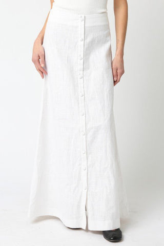 Finley Button SkirtClothingChayse Clothing