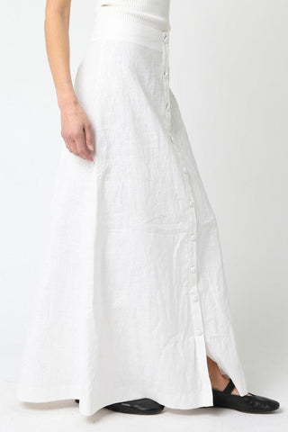 Finley Button SkirtClothingChayse Clothing