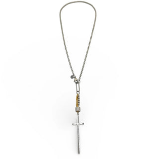 Gina Carmen Cora Cross Pendant Necklace in SilverAccessoriesGina Carmen