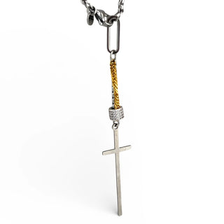 Gina Carmen Cora Cross Pendant Necklace in SilverAccessoriesGina Carmen