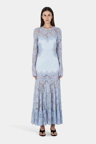Hansen & Gretel Libby Gown in Cornflower Blue LaceDressHansen & Gretel