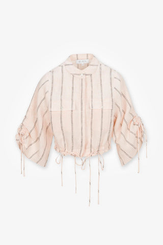 HEVRON Eva Top in Peach StripeTopHEVRON