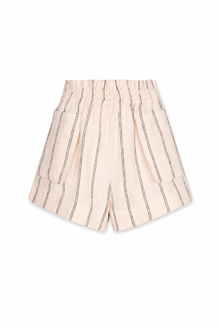 HEVRON Mira Short in Peach StripeBottomsHEVRON