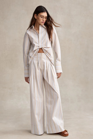 HEVRON Paola Top in Beige StripeTopHEVRON