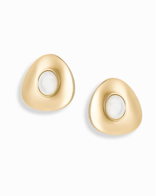 Hunter Statement Stud Earrings in GoldAccessoriesChayse Clothing