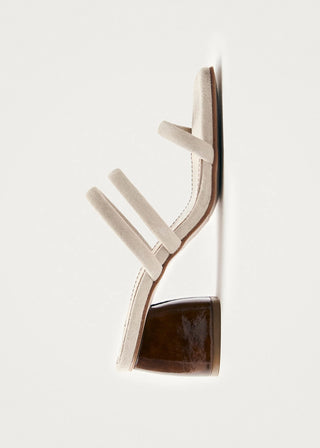 ALOHAS Indiana Stone Beige Leather Sandals