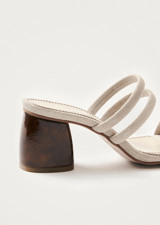 ALOHAS Indiana Stone Beige Leather Sandals