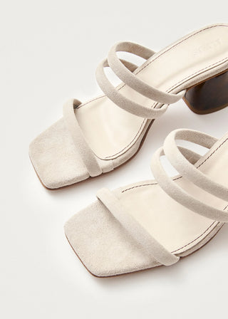 ALOHAS Indiana Stone Beige Leather Sandals