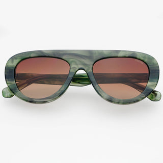 Jetsetter Acetate Unisex Aviator Sunglasses in GreenAccessoriesFREYRS Eyewear