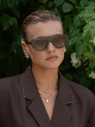 Jetsetter Acetate Unisex Aviator Sunglasses in GreenAccessoriesFREYRS Eyewear