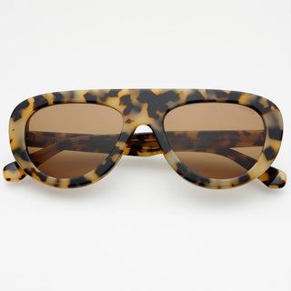 Jetsetter Acetate Unisex Aviator Sunglasses in Milky TortoiseAccessoriesFREYRS Eyewear