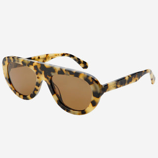 Jetsetter Acetate Unisex Aviator Sunglasses in Milky TortoiseAccessoriesFREYRS Eyewear