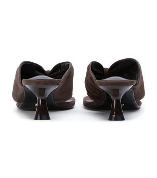 Kailey Flip Flop Heel in Espresso SuedeShoesTony Bianco