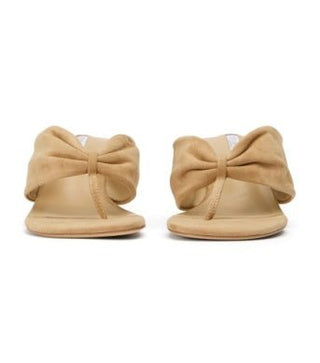 Kailey Flip Flop Heel in Wheat SuedeShoesTony Bianco