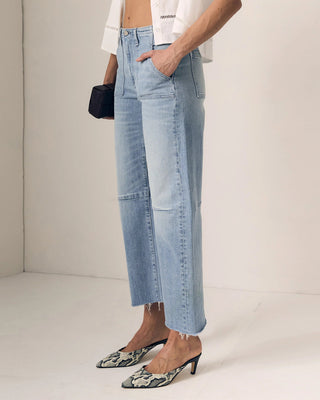 LE JEAN Utility Soft Barrel Denim Jeans in MontereyClothingLE JEAN