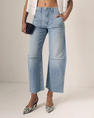 LE JEAN Utility Soft Barrel Denim Jeans in MontereyClothingLE JEAN