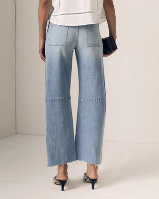 LE JEAN Utility Soft Barrel Denim Jeans in MontereyClothingLE JEAN