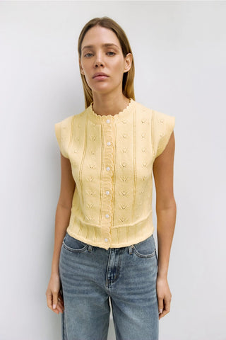 Lindley Sleeveless Top in YellowClothingChayse Clothing