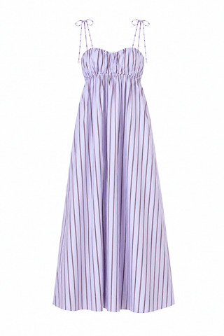 Line + Dot Andi Maxi Dress in Purple StripeDressLine + Dot