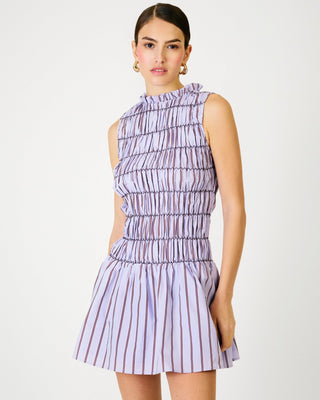 Line + Dot Andi Mini Dress in Purple StripeDressLine + Dot