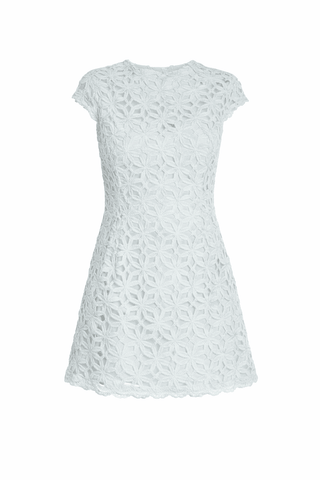 Line + Dot Aris Mini Dress in Dusty BlueDressLine + Dot