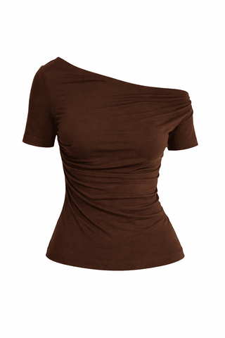 Line + Dot Eira Top in BrownClothingLine + Dot