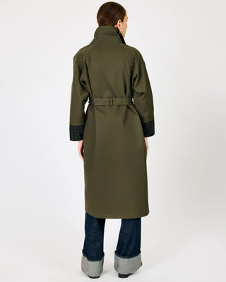 Line + Dot Palmer Reversible Trench Coat in OliveOuterwearLine + Dot
