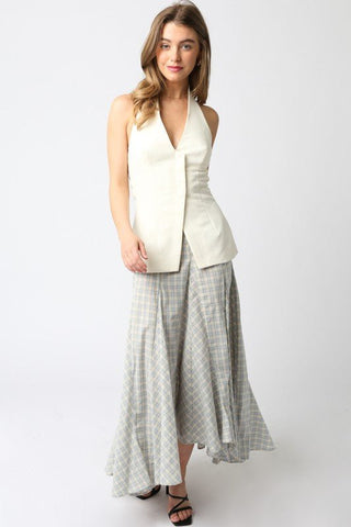 Lisa Checkered SkirtClothingChayse Clothing