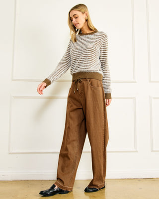 Lyon Sweater in OliveTopLine + Dot