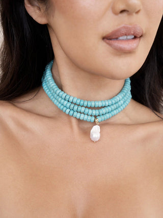 Marina Layers Turquoise NecklaceAccessoriesEttika
