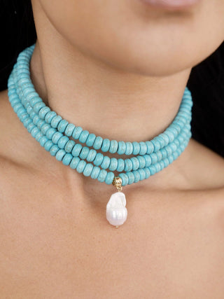Marina Layers Turquoise NecklaceAccessoriesEttika