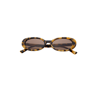 Mimi Acetate Oval Sunglasses in Milky TortoiseAccessoriesFREYRS Eyewear