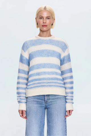 Moa Blue Gradient Stripe Blue Gradient Stripe SweaterClothingPISTOLA
