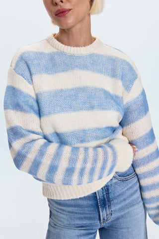 Moa Blue Gradient Stripe Blue Gradient Stripe SweaterClothingPISTOLA