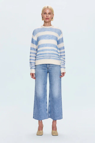 Moa Blue Gradient Stripe Blue Gradient Stripe SweaterClothingPISTOLA