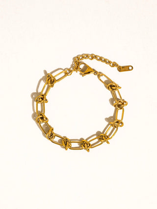 Nina 18K Gold Non - Tarnish Knot Chain BraceletAccessoriesChayse Clothing