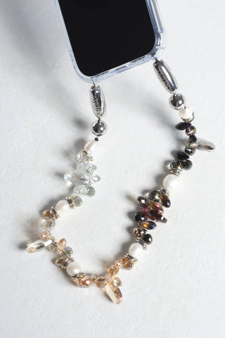 OSSA x CHAYSE Crystal Fade Wristlet in Crystal PearlAccessoriesChayse Clothing