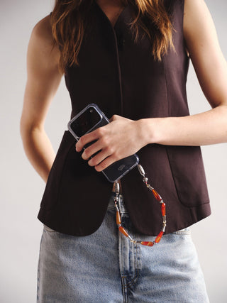 OSSA x CHAYSE Deco Wristlet in Red AgateAccessoriesOSSA