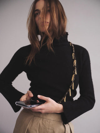 OSSA x CHAYSE Tassel Crossbody in BronziteAccessoriesOSSA