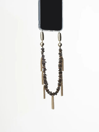 OSSA x CHAYSE Tassel Wristlet in BronziteAccessoriesOSSA