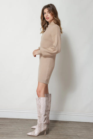 Ottoman Knit Sweater DressDressLine + Dot