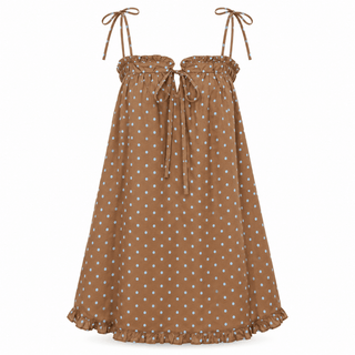 Paula Cotton Polka Dot Mini DressDressChayse Clothing