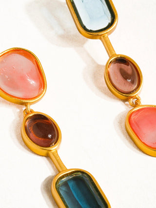 Reaves 18K Gold Vintage Mismatch Drop EarringAccessoriesChayse Clothing